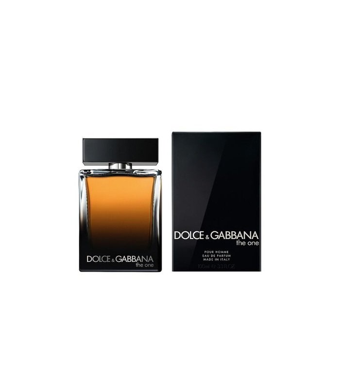 Dolce & Gabbana The One for Men Eau de Parfum — bottle and box | دولتشي آند غابانا ذا وان فور مين أو دو برفان — الزجاجة والعبوة